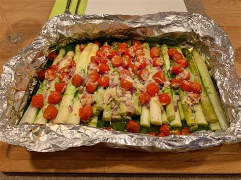Spargel im Backofen