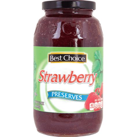 Best Choice Strawberry Preserves Peanut Butter Jelly And Spreads