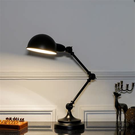 Healy Black Metal Desk Lamp Kapoor Lamp Shades