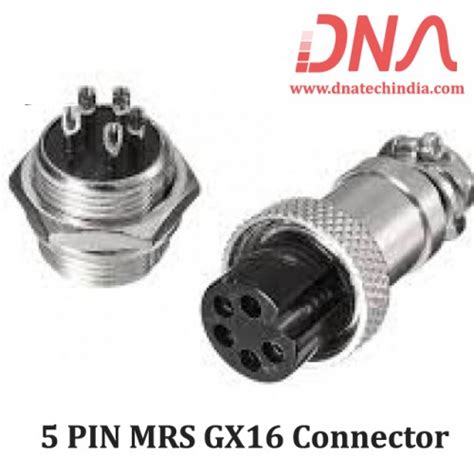 Buy Online 5 Pin Mrs Gx 16 Aviation Connector In India At Low Cost