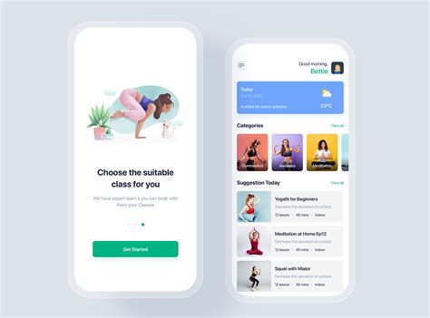 Yoga And Fitness Mobile App Concept By Hoangpts On Dribbble