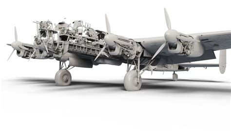 Border 兰开斯特 Bf010 132 Avro Lancaster B Mkiiii With Full Interior边境模型