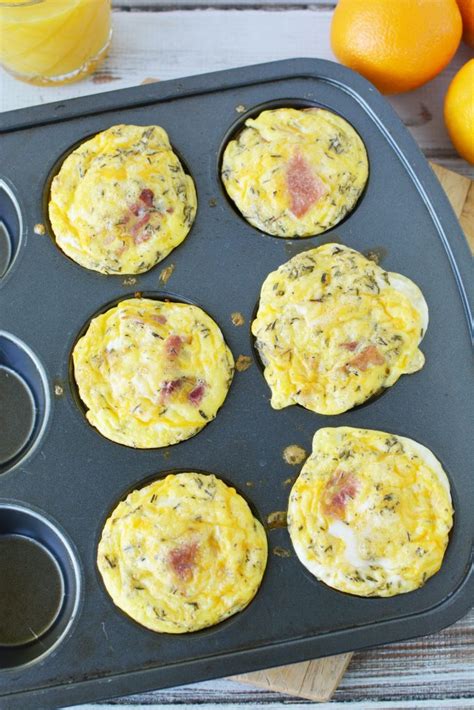 Cheesy Bacon And Egg Muffins Breakfast Egg Cups You Make In Your