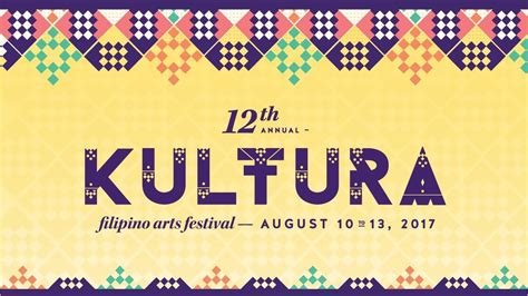 12th annual kultura filipino arts festival youtube