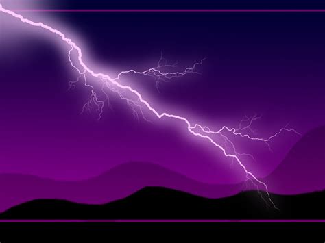 Wallpaper Purple Lightning Carrotapp