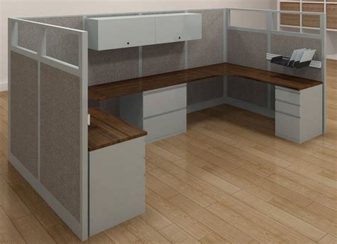 6x12 Double Shared Cubicle Workstation Exp Panel System