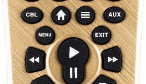 Philips - 6-Device Universal Remote - Brushed Gold | Okinus Online Shop