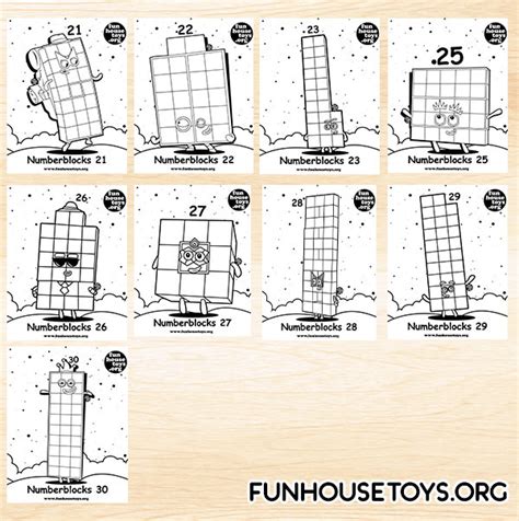 Fun House Toys Numberblocks