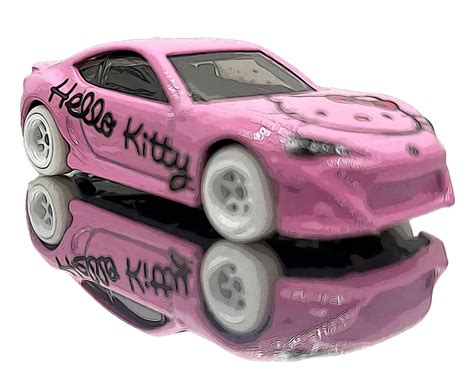 Hot Wheels Scion Fr 8 Hello Kitty