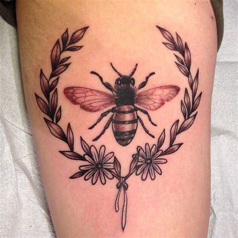 Bee Tattoo Idea Framed Tattoo Bee Tattoo Bee Tattoo Meaning
