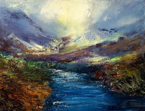 Upper Eskdale, Lake District - Art by Peter Wigley, Landscape by Peter Wigley Artist | Art ...