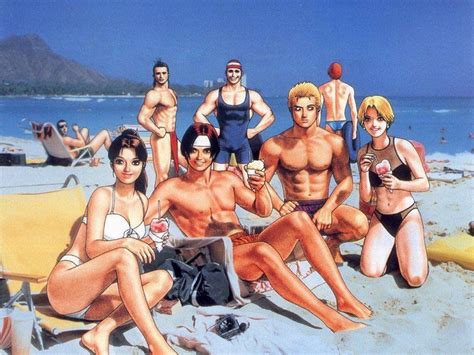 King Of Fighters Beach Party King Of Fighters Personagens De Anime