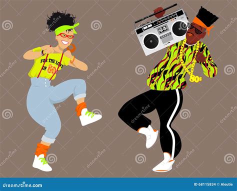 1980s Hip Hop Stock Vector Illustration Of Party Cosby 68115834