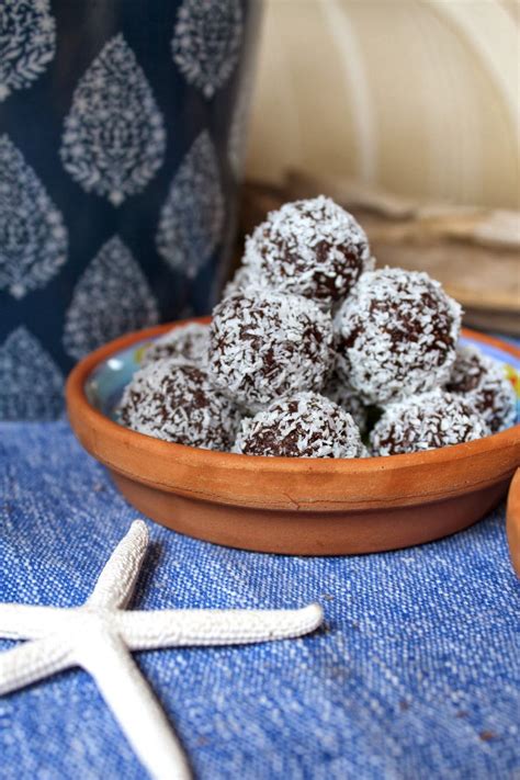 Vegan Chocolate And Date Balls With Coconut Desire Empire Whole Food