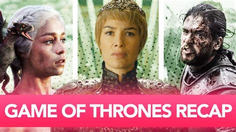 Game Of Thrones Season 1 7 Recap In 10 Mins Youtube