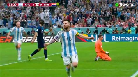 Gol De Lionel Messi Penal Contra Croacia Vs Argentina En Qatar