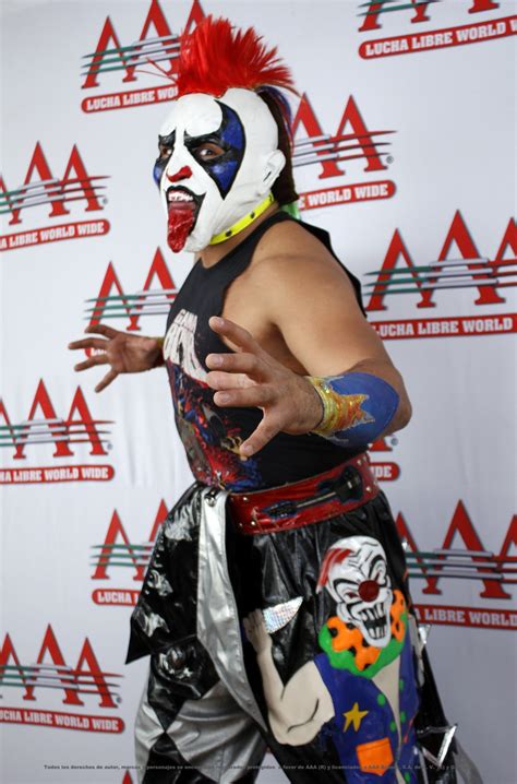 Triple As Psycho Clown Talks Wearing Different Lucha Mask Wrestling