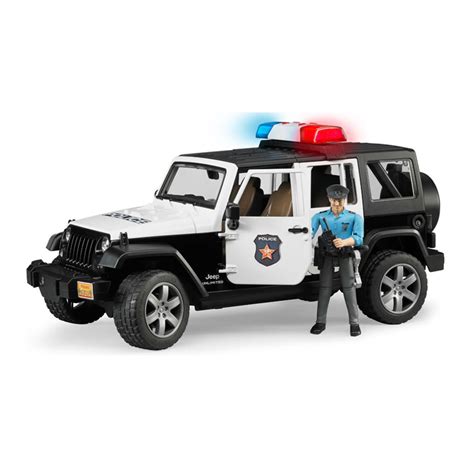 Bruder Toys 2526 Jeep Wrangler Unlimited Rubicon Police