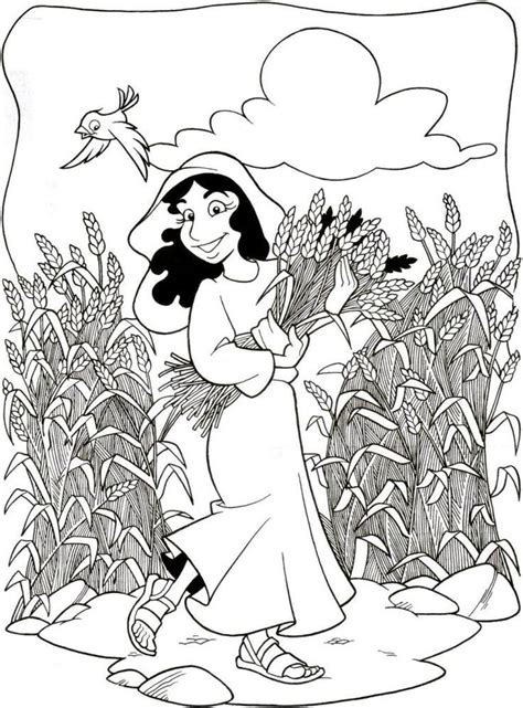 Ruth was a moabite woman who lived during the era of israel's judges. Boaz And Ruth Coloring Pages - Coloring Home