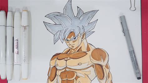 Goku Ultra Instinct Drawing Ultra Instinct Goku Archives Draw It Too