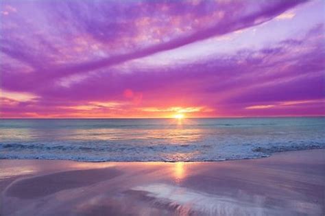 Purple Sunset Beach Pictures Purple Sunset Wallpapers Wallpaper