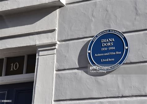 Blue Plaque To Commemorate The Actress Diana Dors On February 11 News Photo Getty Images
