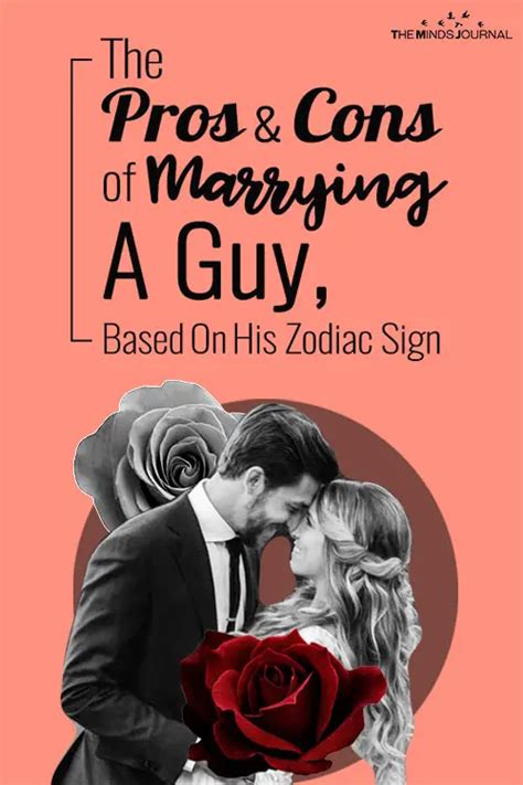 Pros And Cons Of Marrying A Man Based On His Zodiac Sign