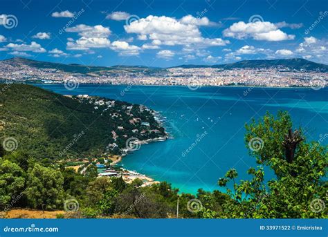 Marmara Sea And Istanbul Turkey Stock Photo Image Of Landscape