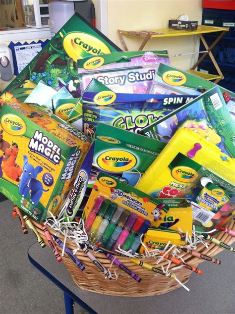 Crayola T Basket Art T Basket Auction T Basket Ideas Diy T Baskets Auction Ideas