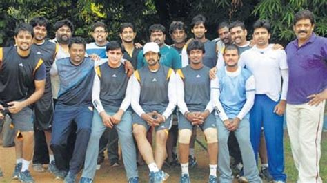Team Karnataka Readying For Celebrity Cricket League