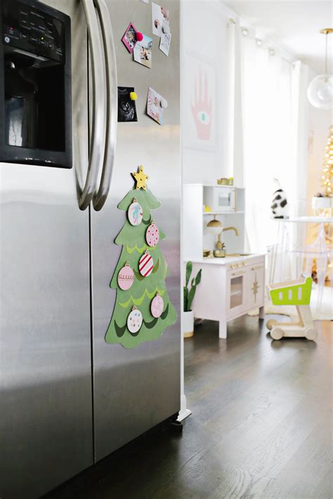 Mommy Me Craft Magnetic Christmas Tree A Beautiful Mess