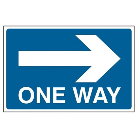 One Way Right Arrow Road Sign Rsis