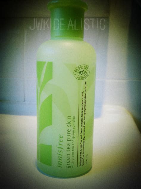Plum green tea alcohol free toner one of my favorite, it's suits my skin. JWKidealistic: Review Innisfree Green Tea Pure Skin (Toner)