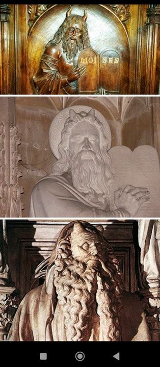 Why Is The Prophet Moses Depicted In Ancient Paintings And Statues With