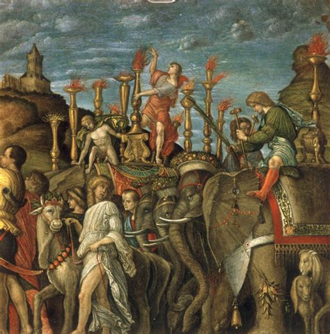 From Mantegna Triumph Of Caesar Eleph Andrea Mantegna As Art Print