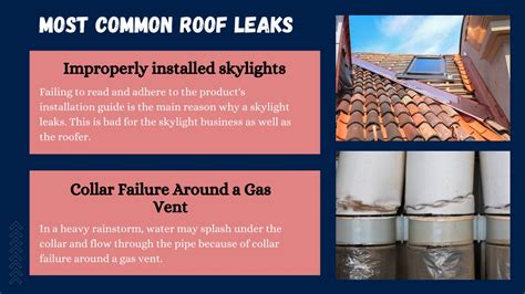 Ppt 4 Common Causes Of Roof Leaks And How To Fix Them Powerpoint Presentation Id 12026570