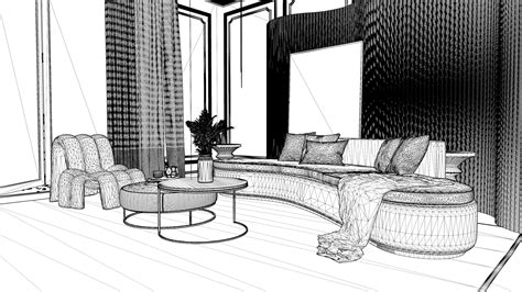 Living room | Interior Scene | Architectural Visualization - Blender Market