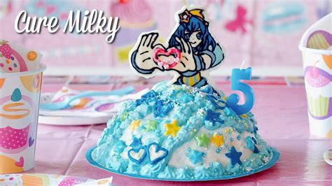 How To Make Cure Milky Dress Cake Startwinkle Precure Chocolate