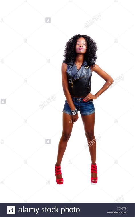 Attractive Skinny Black Teen Girl High Resolution Stock Photography And