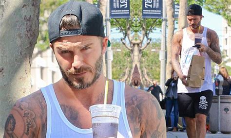 David Beckham Picks Up Healthy Treats After Soulcycle Workout Daily