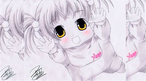 Speed Draw Anime Baby Bebe Anime Jsebax Youtube