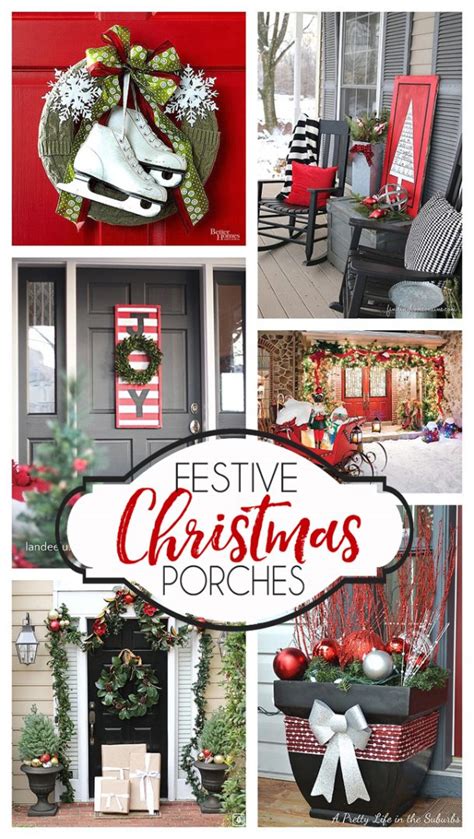 Festive Christmas Porch Decorating Ideas