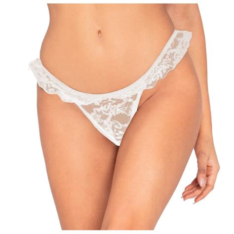 Lacy Line Sexy Lace Ruffled Thong Panties