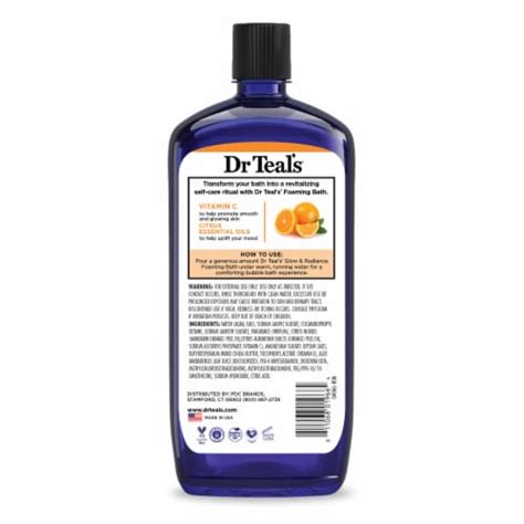 Dr Teals® Vitamin C Glow And Radiance Foaming Bath With Pure Epsom Salt