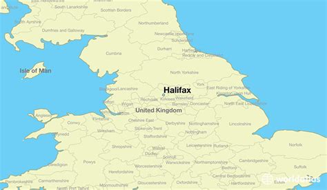 Where Is Halifax England Halifax England Map
