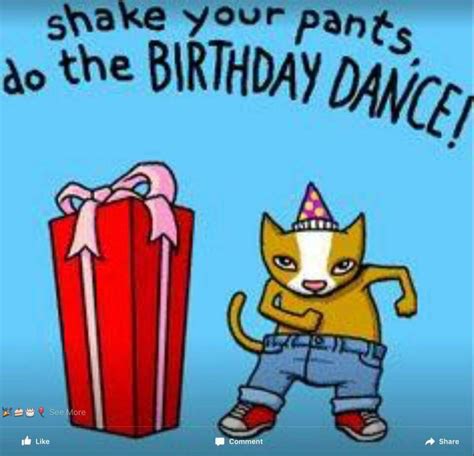Bday Dance Happy Birthday Cat Funny Happy Birthday  Birthday 