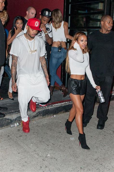single lady karrueche tran smiles at los angeles nightclub hours after dumping chris brown over