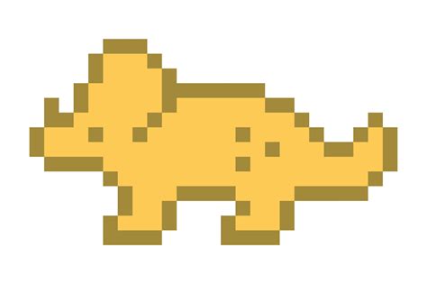 Dinosaur Pixel Art Icon Archivo De Corte Svg Por Creative Fabrica