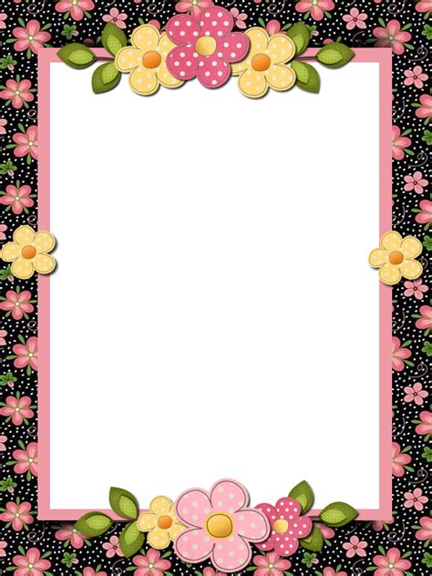 Png Frame Borders For Paper Flower Frame Boarders And Frames