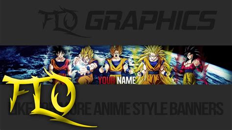 Je vais poster 1 vidéo par semaine au minimum le mercredi à 11h. DRAGON BALL - Anime Banner Template #10 - YouTube